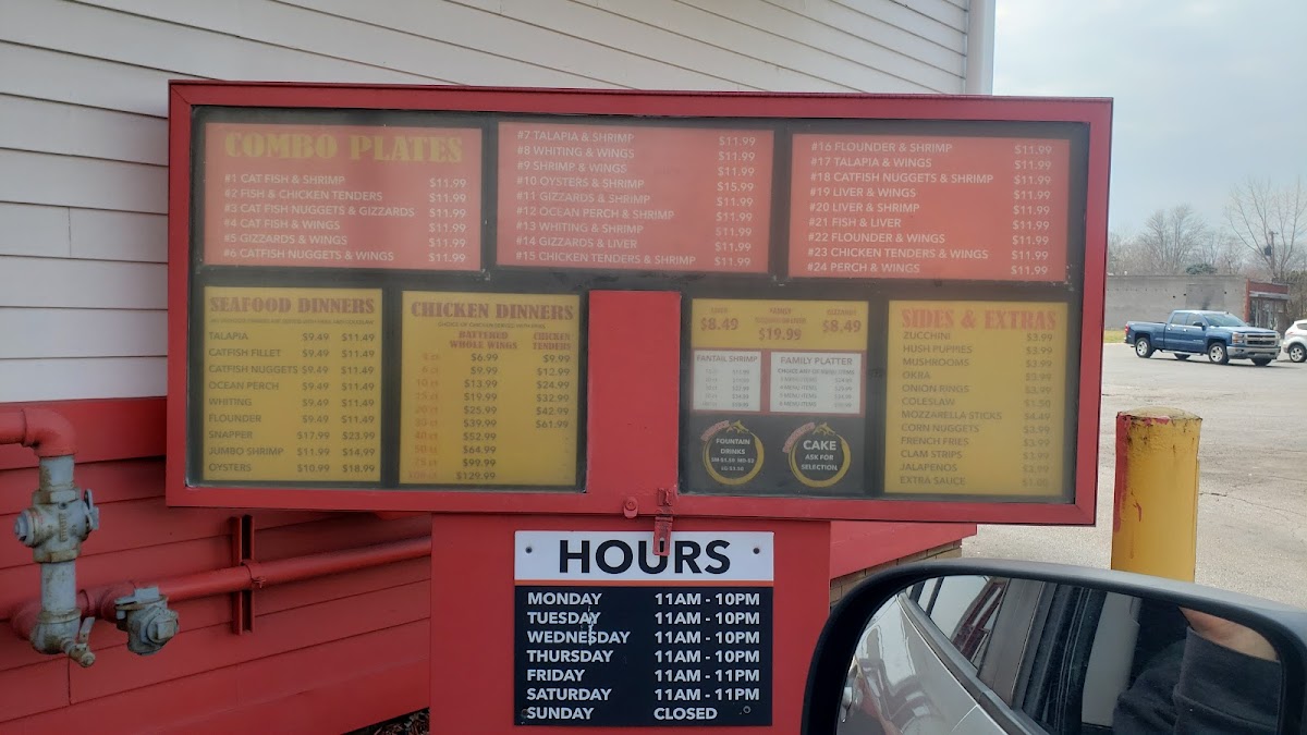 Snappers Seafood & Chicken Menu - Image 2